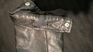 y2k grunge black leather jacket