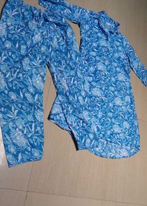 Stylish Summer Sky Blue Cord-set