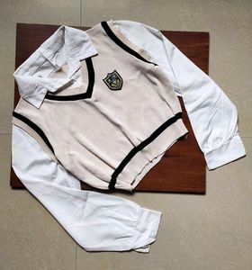 Preppy College Style Sweater Vest