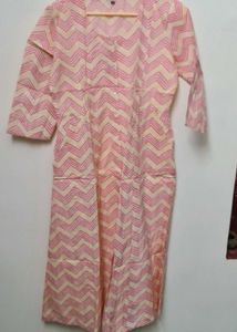 Stylish Chevron Print Kurta