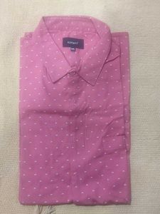 Men's Pink Polka Dot Shirt
