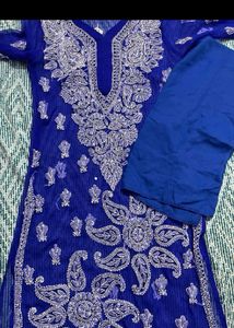Chikankari Kurti With Inner