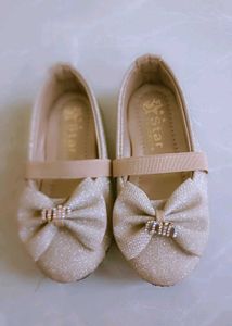 Sparkling Bow Ballet Flats