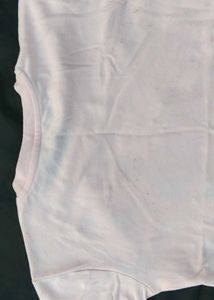 Cute Bow Embroidered Pink T-Shirt