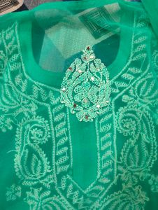 chikankari kurti set