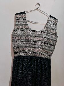 Embellished Navy Blue nayra cut kurti fix price