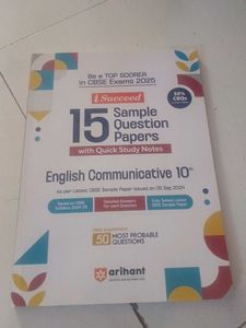 class 10 english with sample question paper