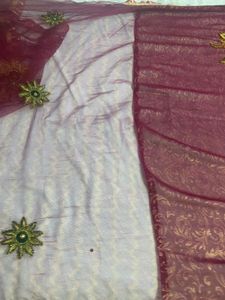 Purple Dress Material