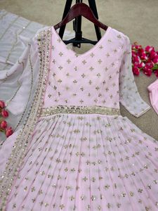 New Designer Party Wear Full Heavy Embroidery Work