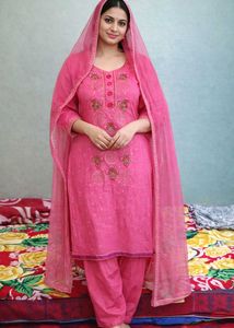 Beautiful Teal Embroidered Kurta Set