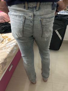 Men's Acid Wash Slim Fit Jeans