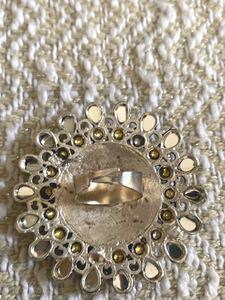 Boho Oxidized Silver Ring