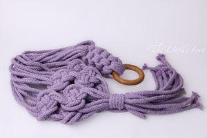 Handwoven Macrame Plant / Candle Light Hanging