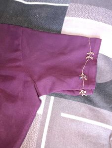 Elegant Purple Blouse
