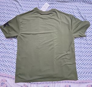 Olive Green Graphic T-Shirt