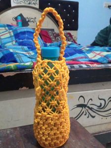 Handmade Macrame Water Bottle Holder