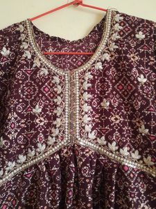 Purple kurta