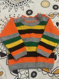 Bundle of 3 Striped &amp; Character Sweaters
