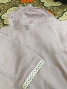 floral co-ord set in levender colour