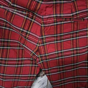 Chic Plaid🅰️ Slim Fit Pants