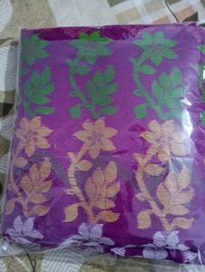 Brand New Cutwork Jamdani with Running Blouse