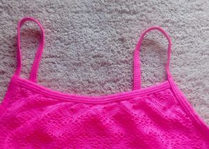 Bright Pink Bikini Top