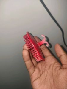 Pink Scalp Massager Brush