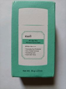 Klairs All Day Airy Mineral Sunscreen