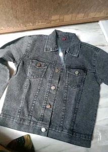 Gray Wash Denim Jacket