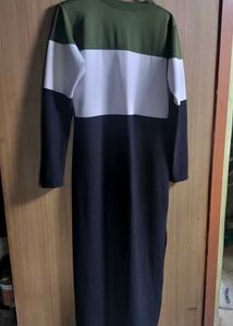Color Block Long Sleeve bodycon
