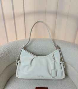 Stylish White Charles &amp; Keith Handbag