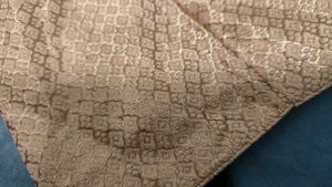 Elegant Golden Brocade Blouse