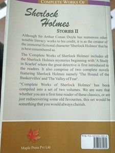 Complete Sherlock Holmes Stories Vol 1 and 2