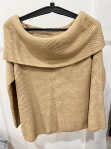 Cozy Off-Shoulder Knit Sweater
