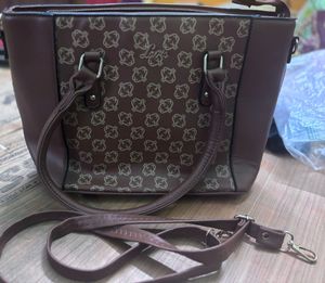 Stylish Brown Monogram Handbag