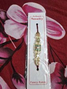 Fancy Rakhi with Pearl &amp; Stone Work set of 2 pc