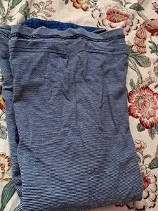Bare Denim Striped Henley Shirt✨️✨️