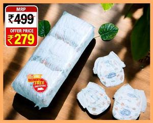 Baby Diapers Pack of 50 pieces size m