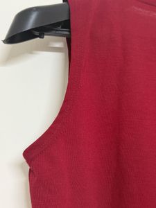 Red Astronaut Graphic Tank Top
