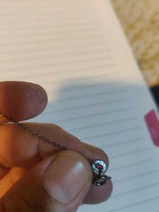 Delicate 925 silver Sparkly Necklace