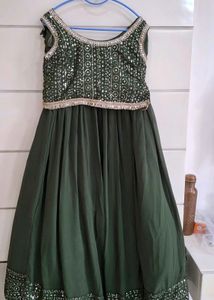 Green Sequin Blouse