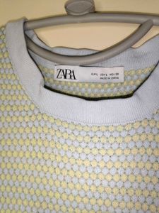 Zara Textured Knit Top