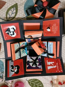 Elegant Gift Box with Rose Accent