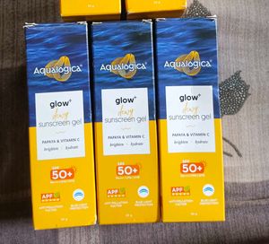 (Pack of 3) Aqualogica Glow Dewy Sunscreen Gel