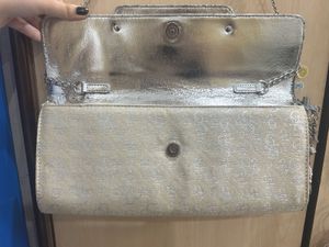 SALE Beige Guess Clutch with Chain Strap