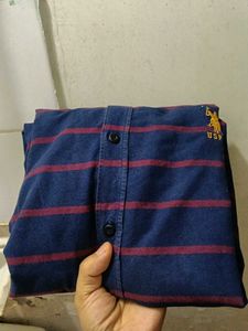 U.S. Polo Assn. Men's Striped Button-Down Shirt