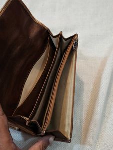 Longchamp Paris Brown Leather Wallet