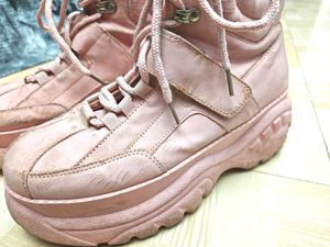 Pink Platform Boots