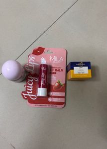 Mila Beaute Lip Balm & Aqualogica Moisturizer