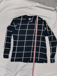 Checkered Long Sleeve T-Shirt